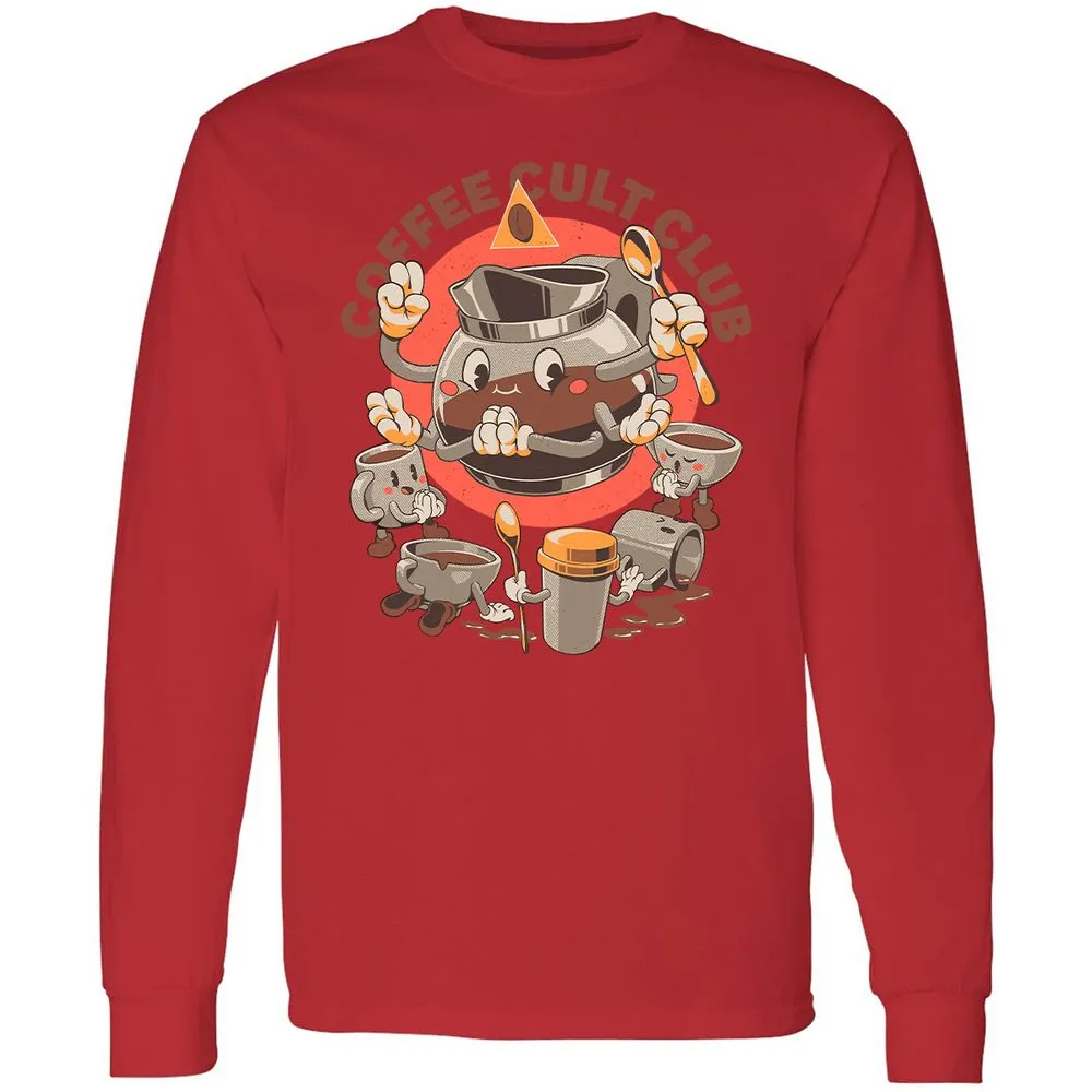 Long Sleeve T-Shirt - HHUF4B4C - Red - 14
