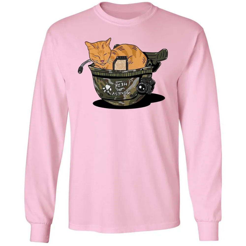 Long Sleeve T-Shirt - XFGT8W8H - Light Pink - 3