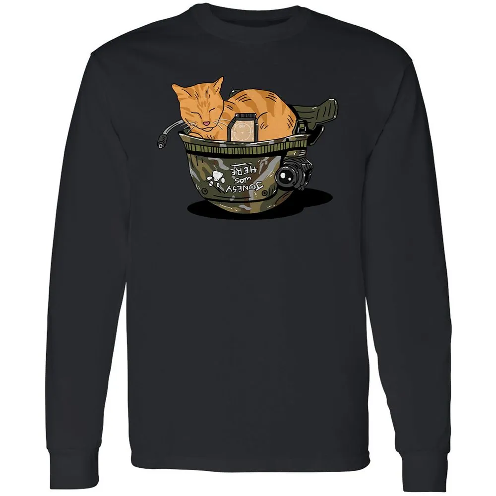 Long Sleeve T-Shirt - XFGT8W8H - Black - 16
