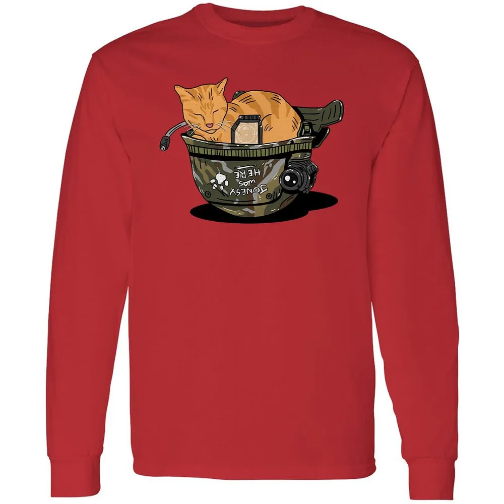 Long Sleeve T-Shirt - XFGT8W8H - Red - 14