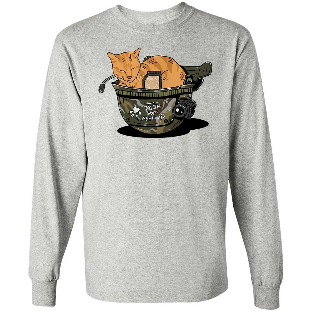 Long Sleeve T-Shirt - XFGT8W8H - Ash - 5