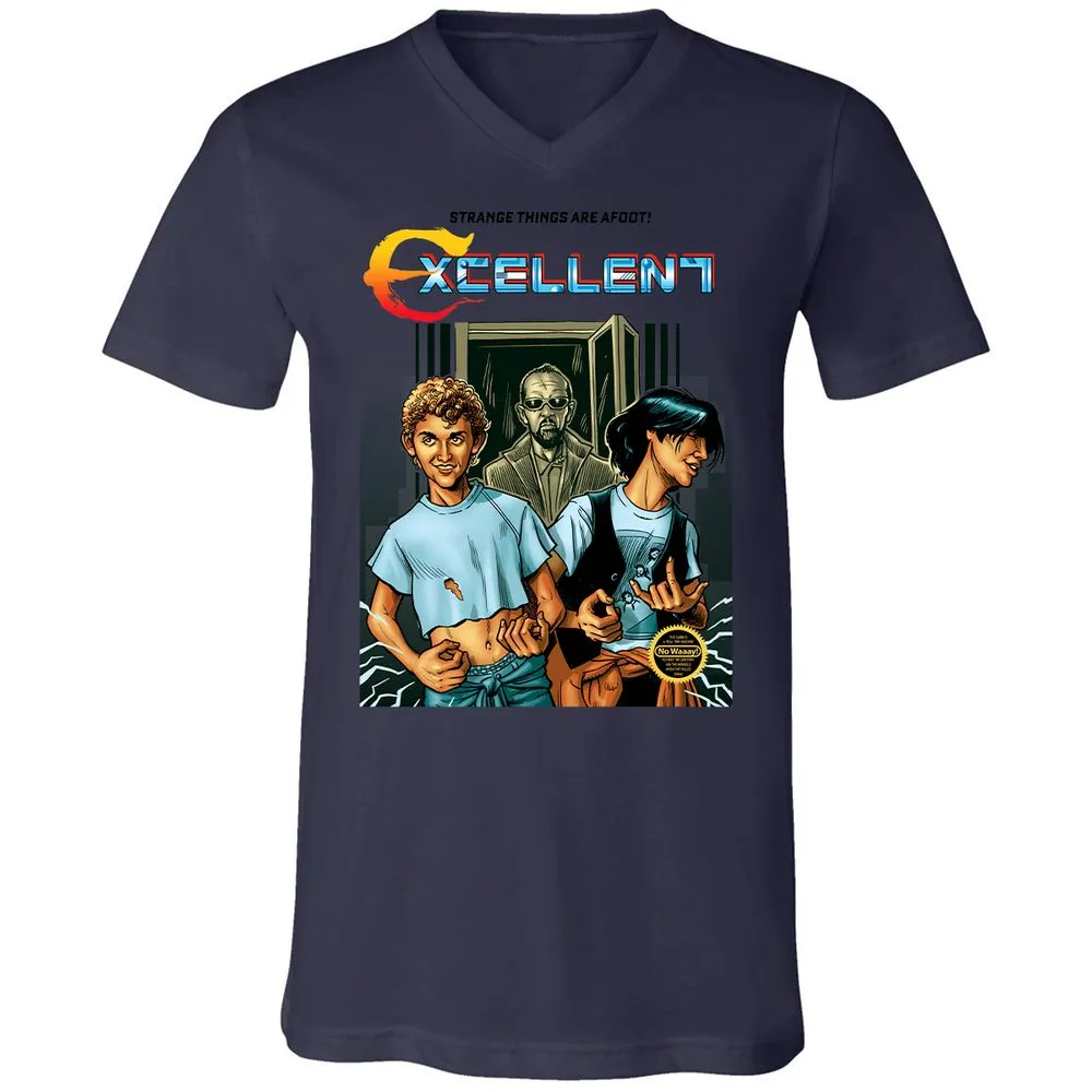 Unisex V-Neck T-Shirt - CN2T6CY1 - Navy - 9