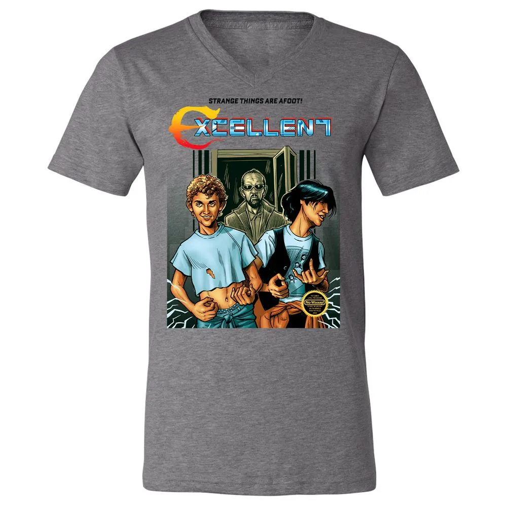 Unisex V-Neck T-Shirt - CN2T6CY1 - Deep Heather - 13