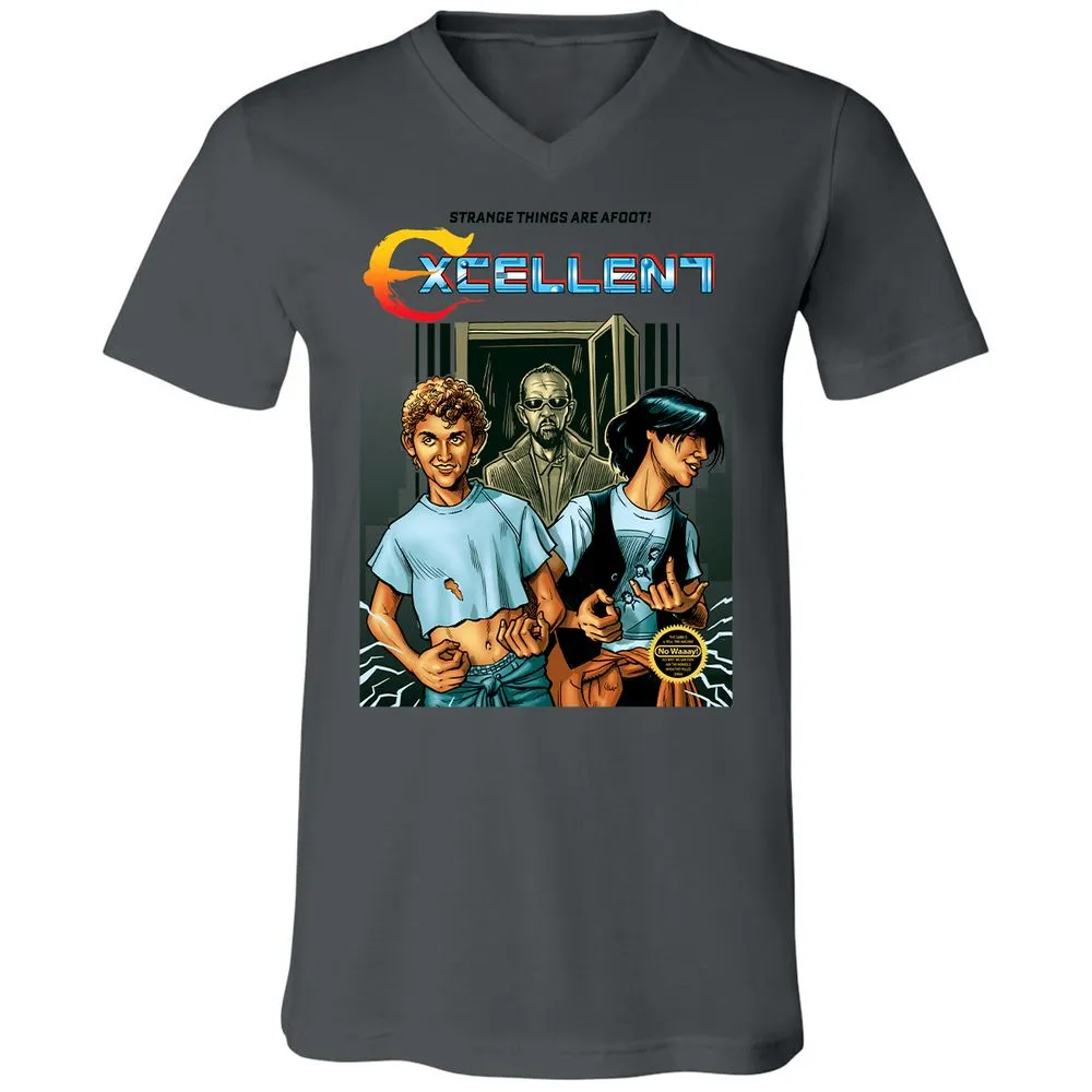 Unisex V-Neck T-Shirt - CN2T6CY1 - Asphalt - 12