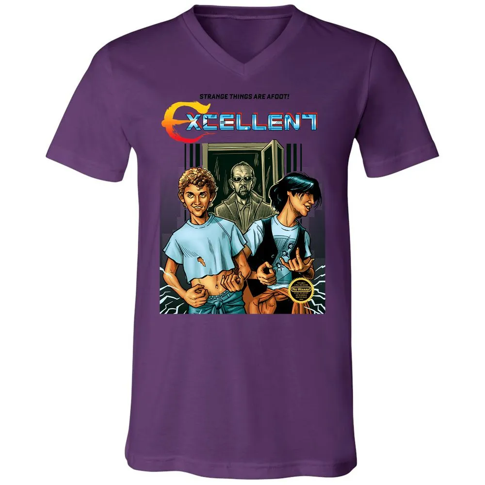 Unisex V-Neck T-Shirt - CN2T6CY1 - Team Purple - 2