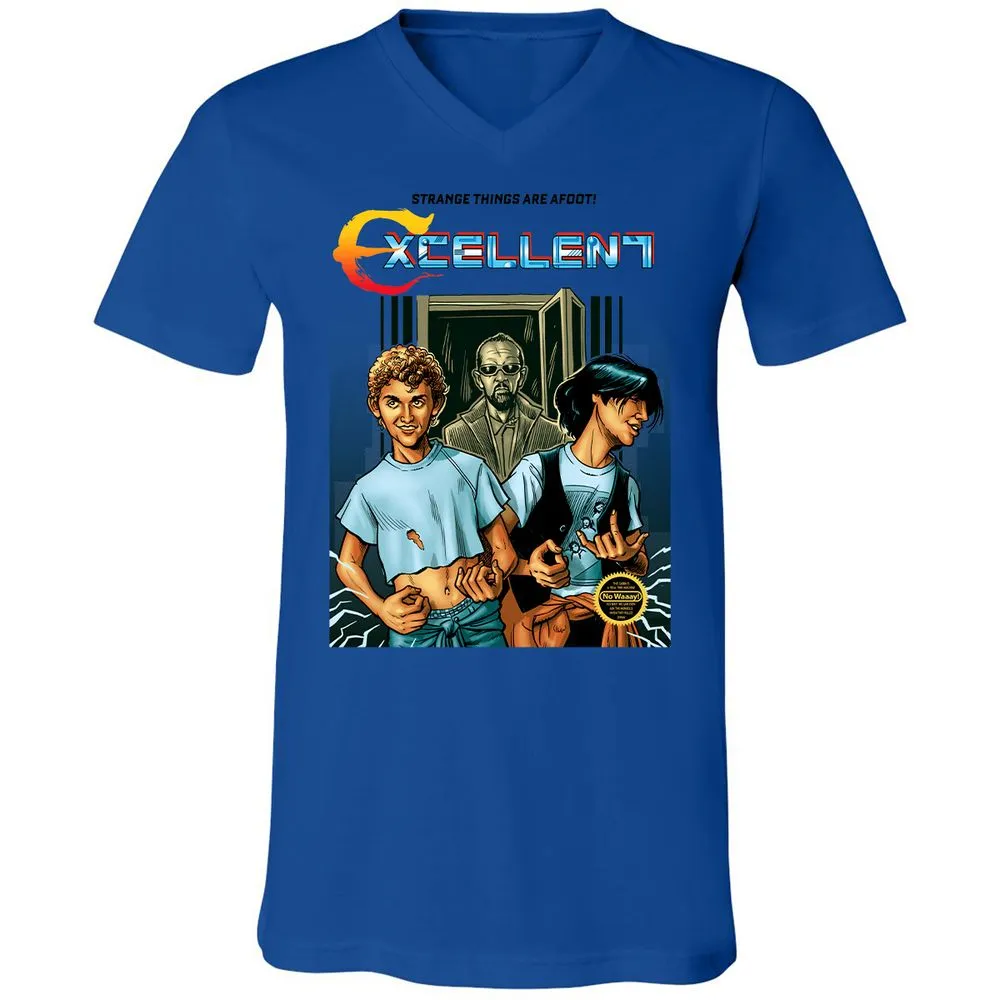 Unisex V-Neck T-Shirt - CN2T6CY1 - True Royal - 4