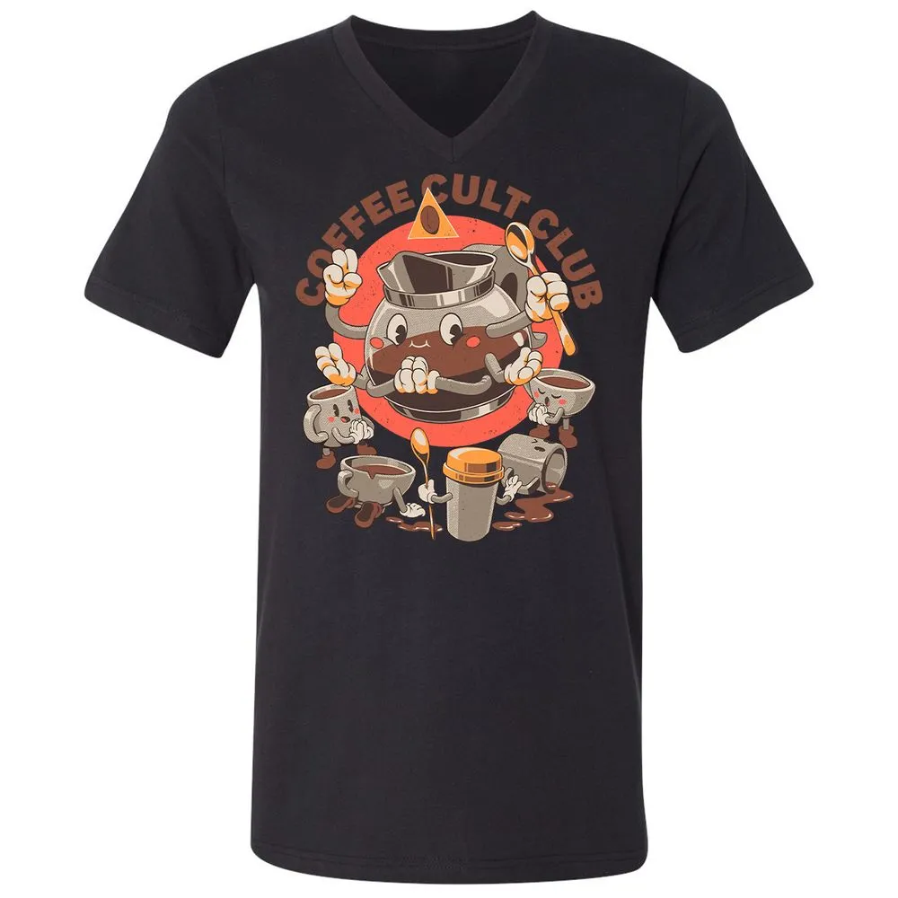 Unisex V-Neck T-Shirt - SFE62U3T - Black - 16