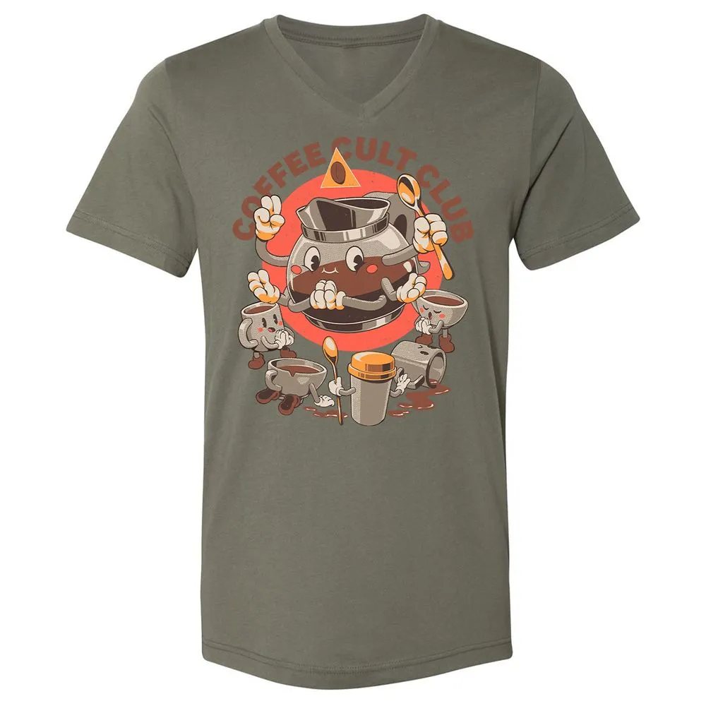 Unisex V-Neck T-Shirt - SFE62U3T - Military Green - 10