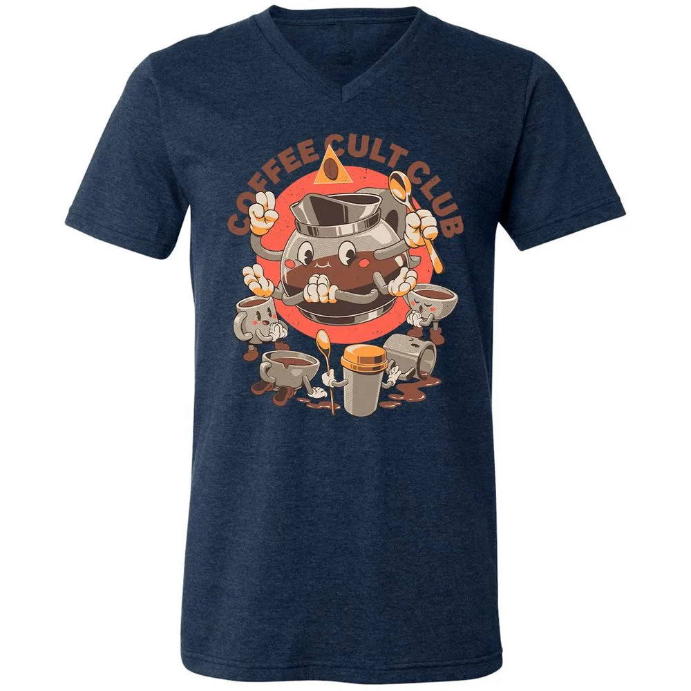 Unisex V-Neck T-Shirt - SFE62U3T - Heather Navy - 15