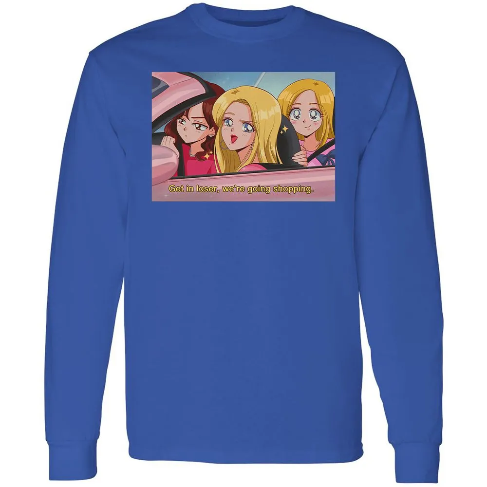 Long Sleeve T-Shirt - 15WY8E5U - Royal - 4