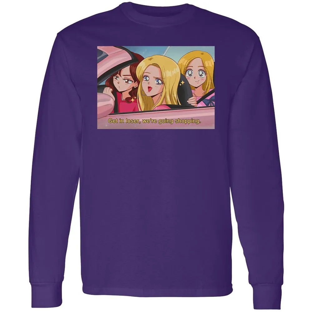 Long Sleeve T-Shirt - 15WY8E5U - Purple - 13