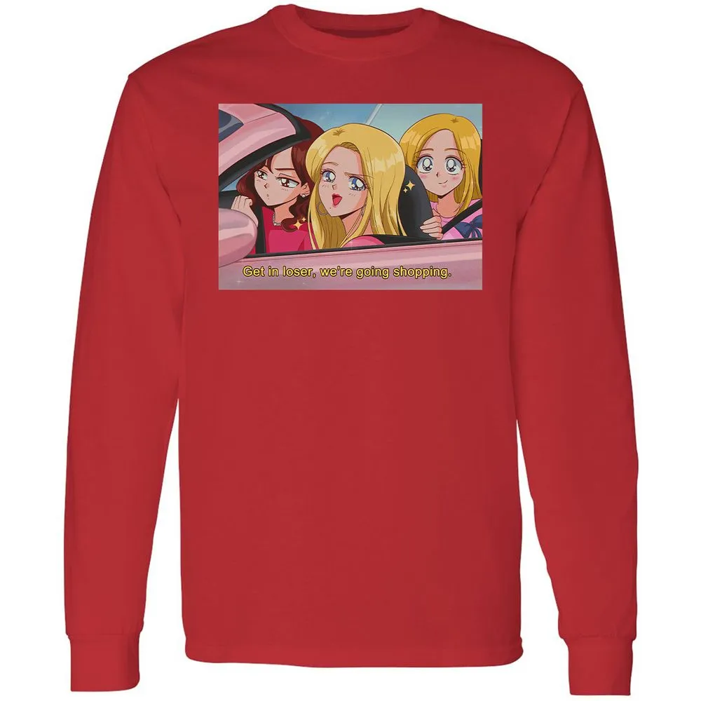 Long Sleeve T-Shirt - 15WY8E5U - Red - 14