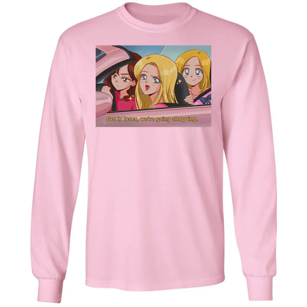Long Sleeve T-Shirt - 15WY8E5U - Light Pink - 3