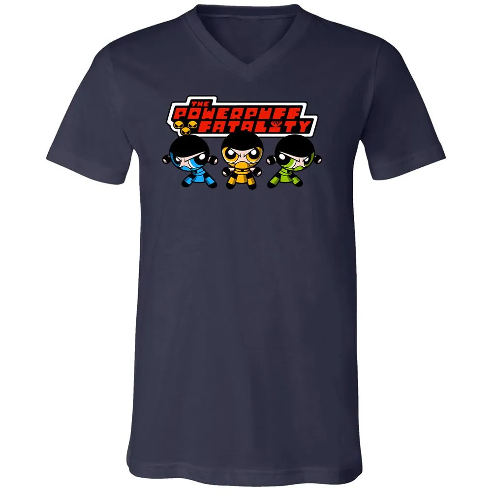 Unisex V-Neck T-Shirt - 3XM66BWP - Navy - 9