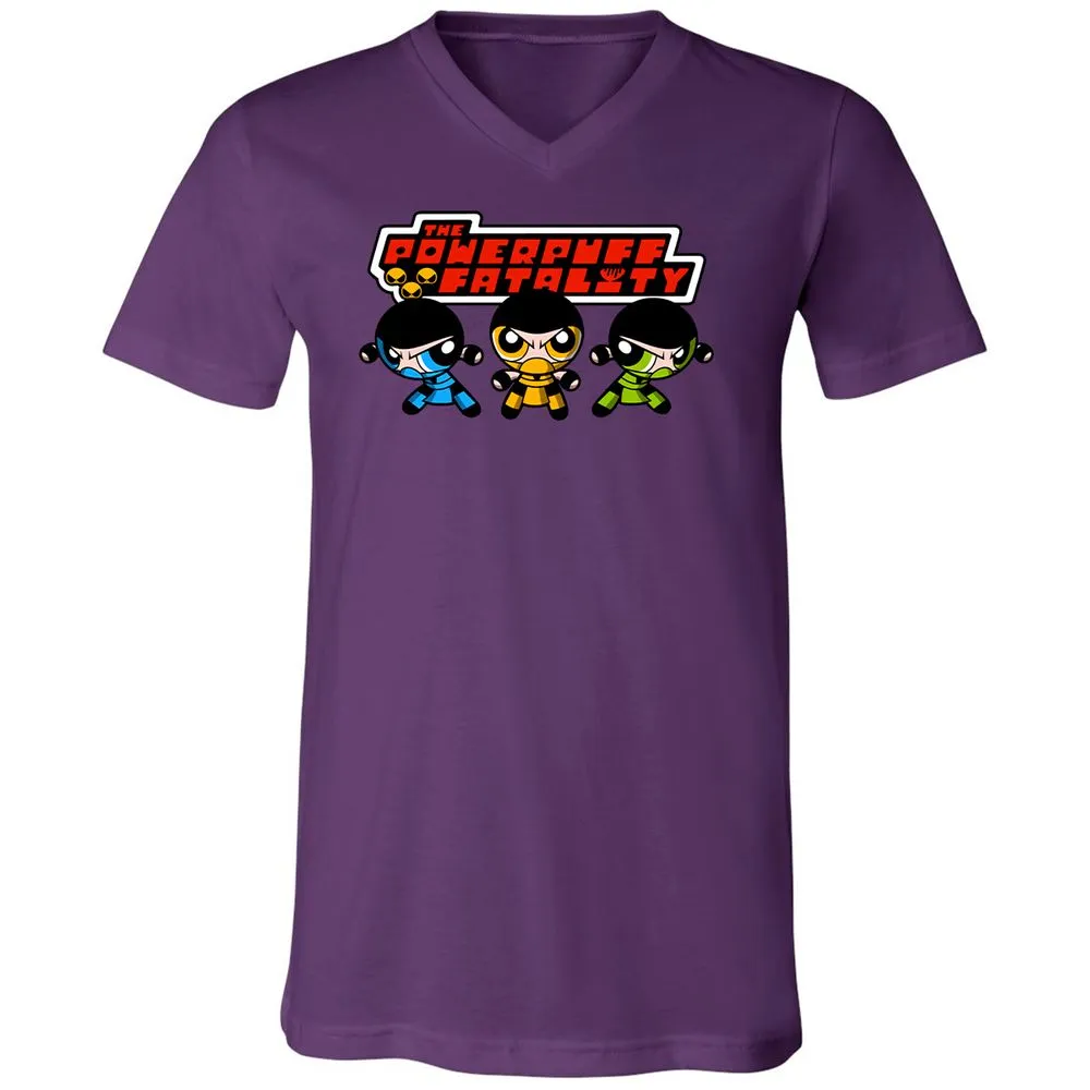 Unisex V-Neck T-Shirt - 3XM66BWP - Team Purple - 2