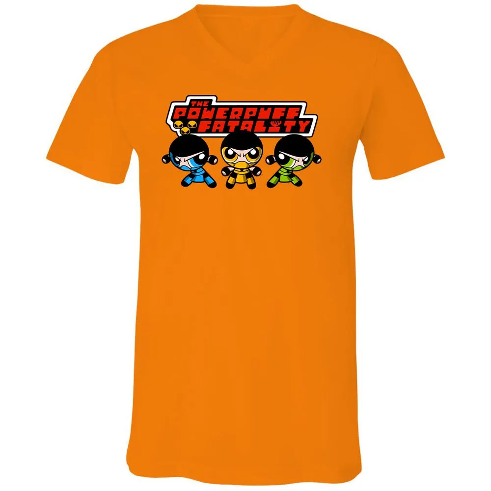 Unisex V-Neck T-Shirt - 3XM66BWP - Orange - 11