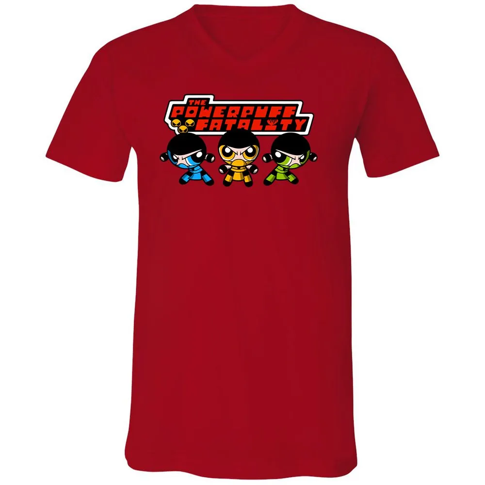 Unisex V-Neck T-Shirt - 3XM66BWP - Red - 3