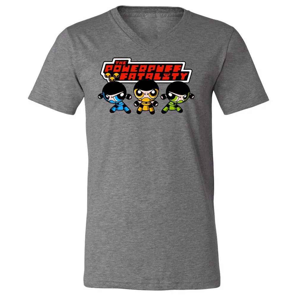 Unisex V-Neck T-Shirt - 3XM66BWP - Deep Heather - 13