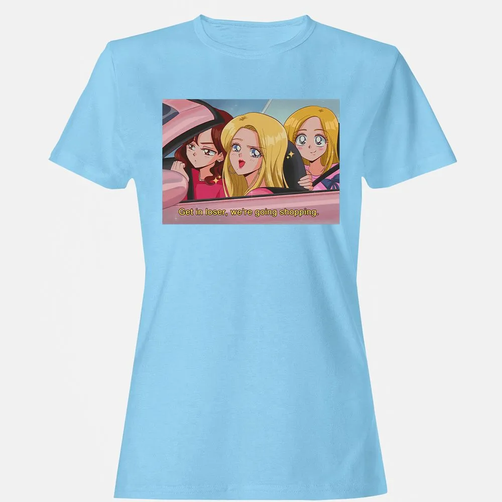 Women's T-Shirt - RAX7KFBJ - Light Blue - 8
