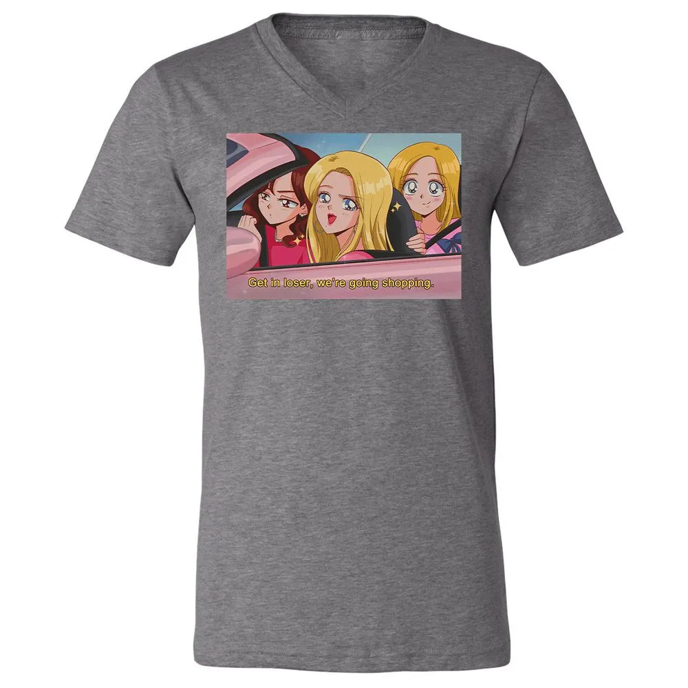 Unisex V-Neck T-Shirt - L9165542 - Deep Heather - 13