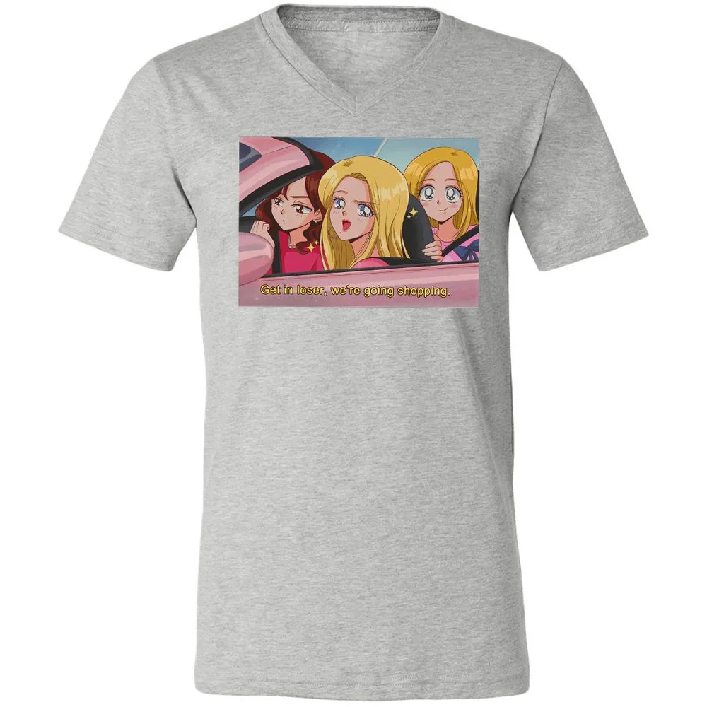 Unisex V-Neck T-Shirt - L9165542 - Athletic Heather - 7