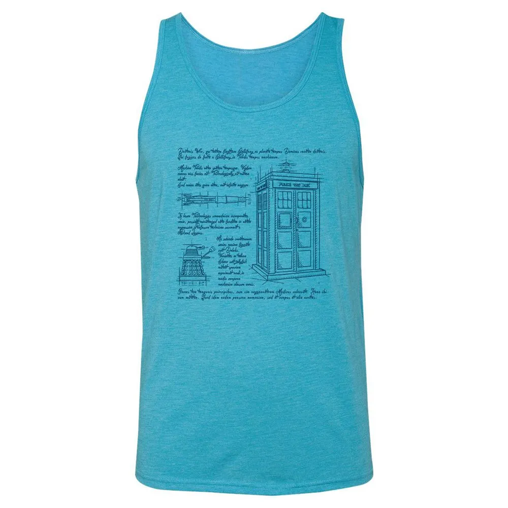 Unisex Jersey Tank - G2SJ812X - Aqua Triblend - 3