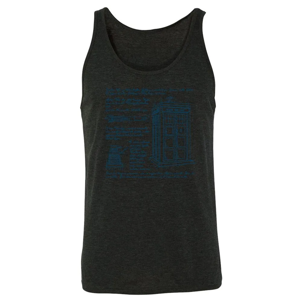 Unisex Jersey Tank - G2SJ812X - Charcoal Black Triblend - 5