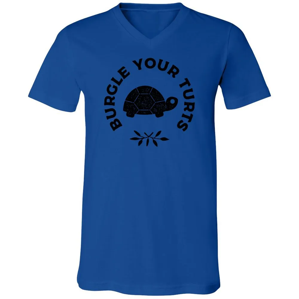 Unisex V-Neck T-Shirt - 8M3PF9HB - True Royal - 4
