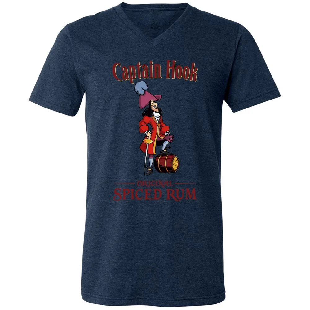 Unisex V-Neck T-Shirt - TJZ4Z6EP - Heather Navy - 15
