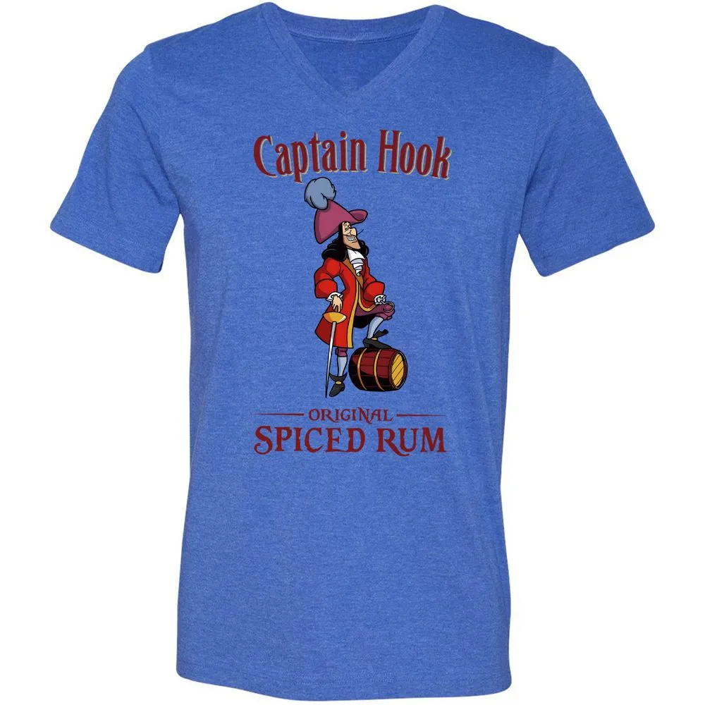 Unisex V-Neck T-Shirt - TJZ4Z6EP - Heather True Royal - 14