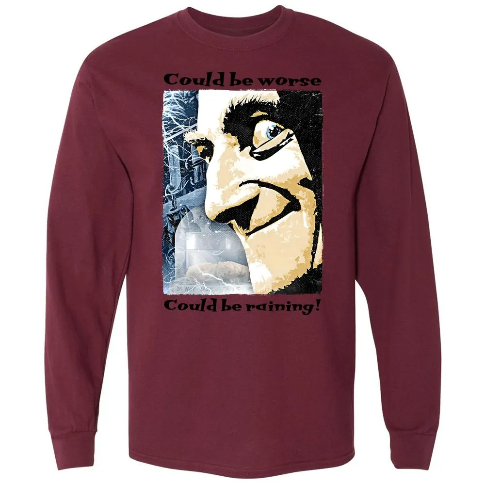 Long Sleeve T-Shirt - HHJKYC8J - Maroon - 11
