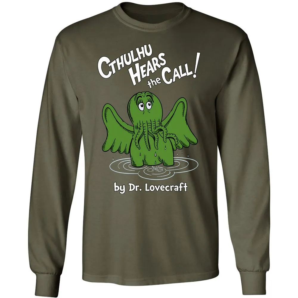Long Sleeve T-Shirt - 9UGWK9AQ - Military Green - 7