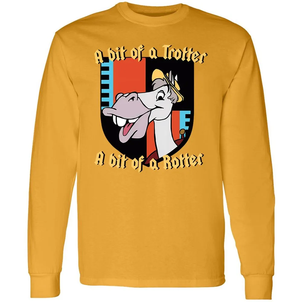 Long Sleeve T-Shirt - Y9ZH2UH9 - Gold - 9