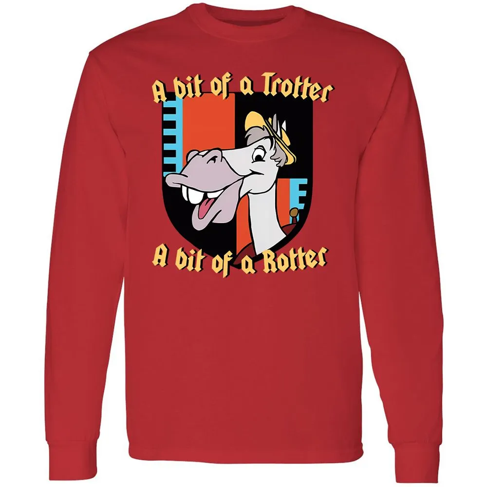 Long Sleeve T-Shirt - Y9ZH2UH9 - Red - 14