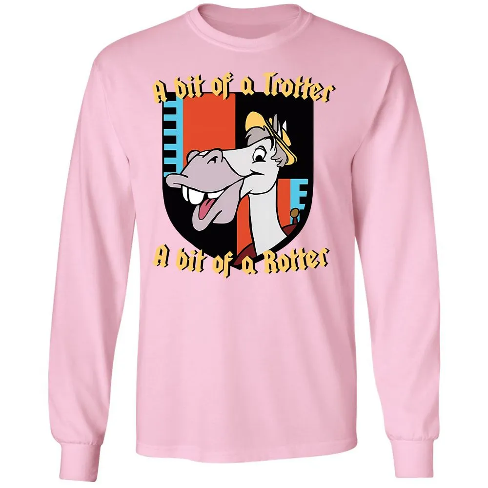 Long Sleeve T-Shirt - Y9ZH2UH9 - Light Pink - 3