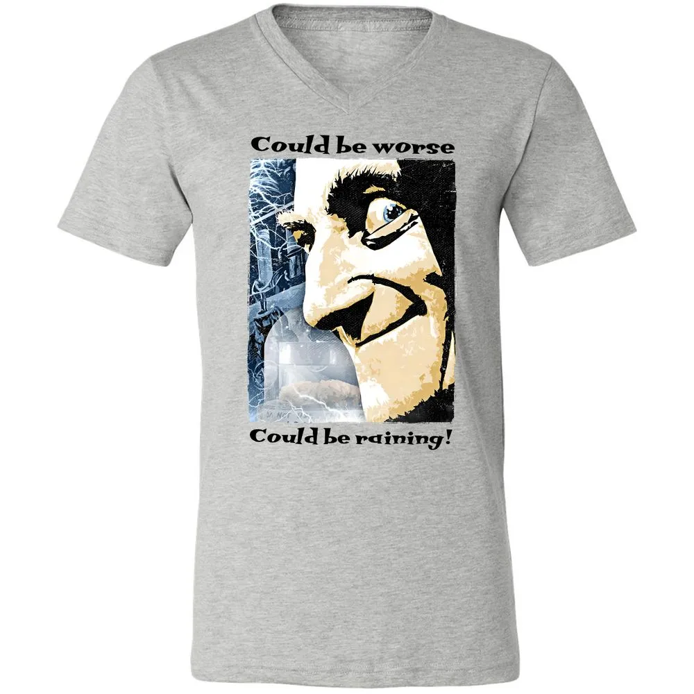 Unisex V-Neck T-Shirt - 1XJ32HF3 - Athletic Heather - 7