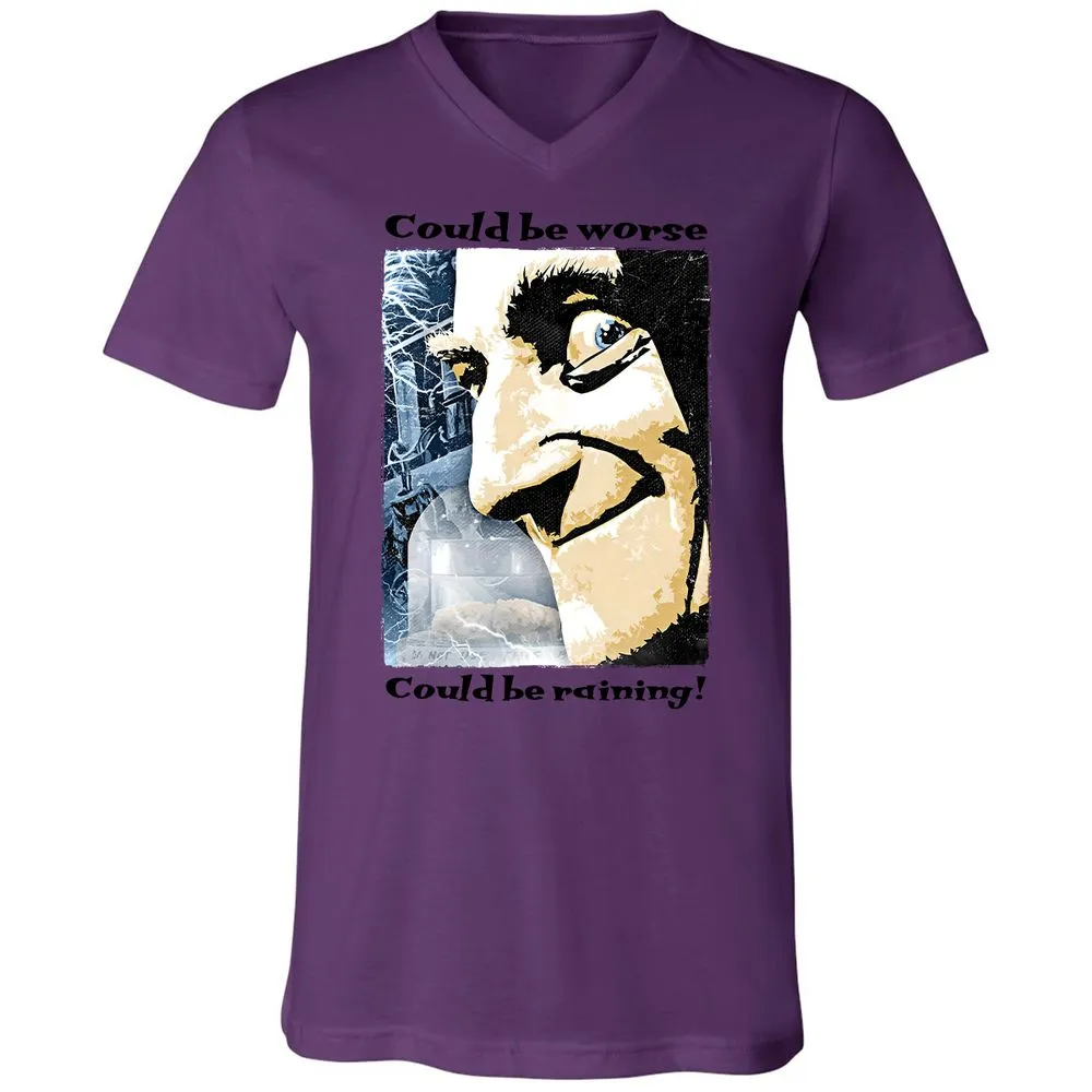 Unisex V-Neck T-Shirt - 1XJ32HF3 - Team Purple - 2