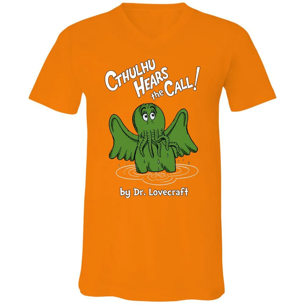 Unisex V-Neck T-Shirt - DLG28ZD2 - Orange - 11