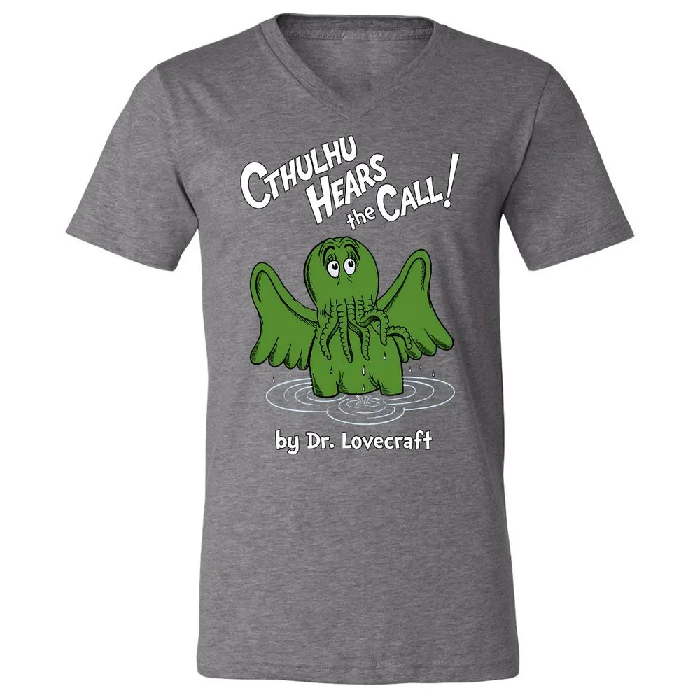 Unisex V-Neck T-Shirt - DLG28ZD2 - Deep Heather - 13