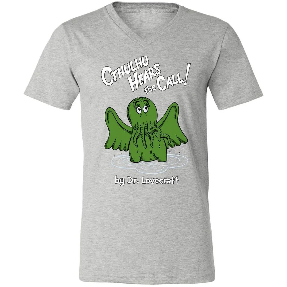 Unisex V-Neck T-Shirt - DLG28ZD2 - Athletic Heather - 7