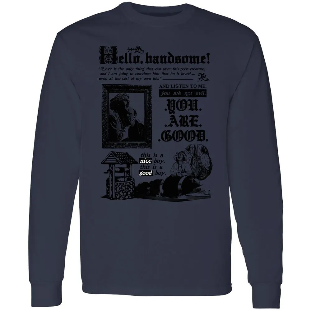 Long Sleeve T-Shirt - 9H6ZNKSG - Navy - 12