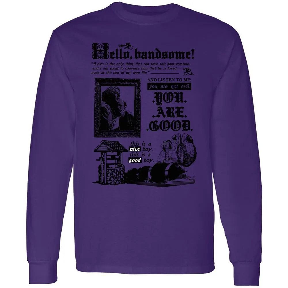 Long Sleeve T-Shirt - 9H6ZNKSG - Purple - 13