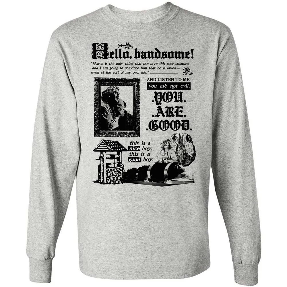 Long Sleeve T-Shirt - 9H6ZNKSG - Ash - 5