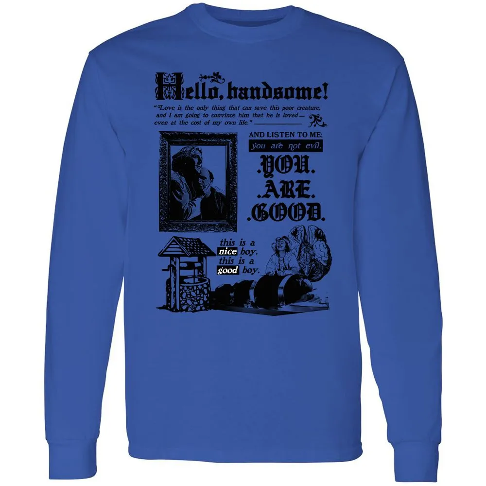 Long Sleeve T-Shirt - 9H6ZNKSG - Royal - 4