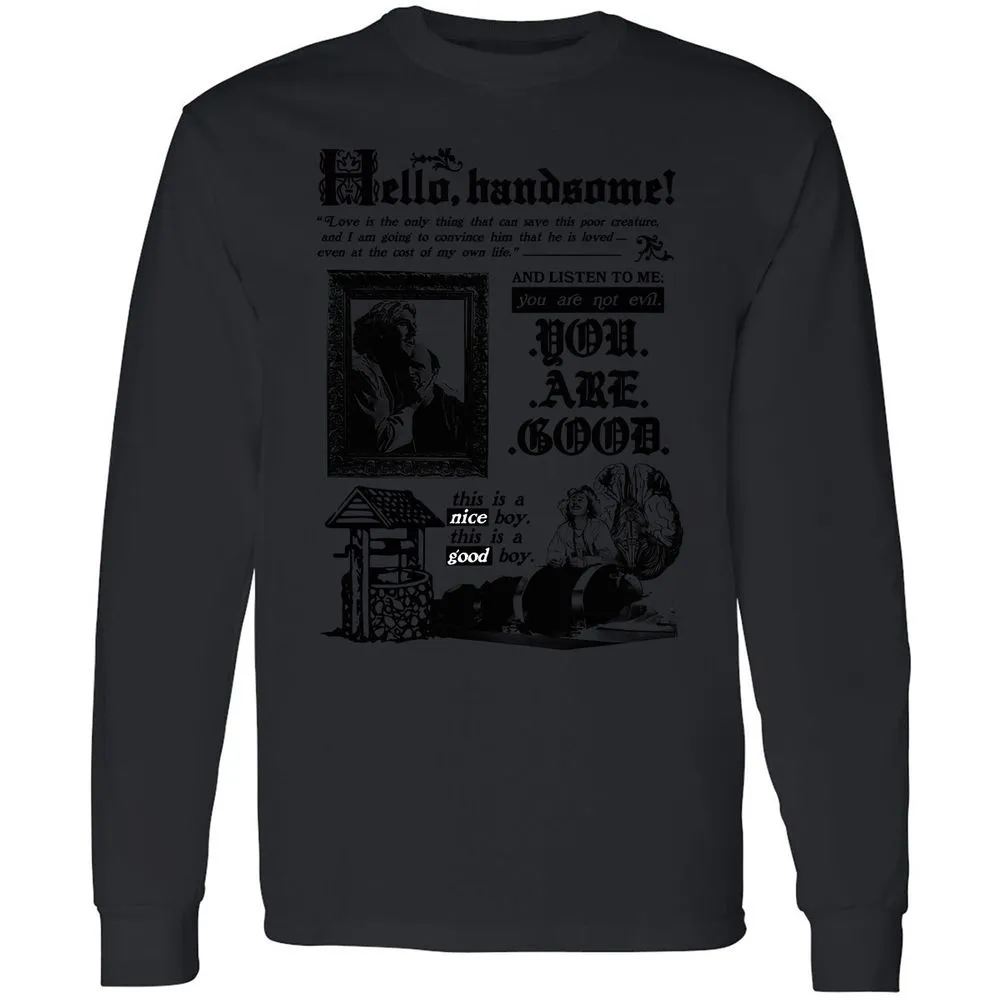 Long Sleeve T-Shirt - 9H6ZNKSG - Black - 16