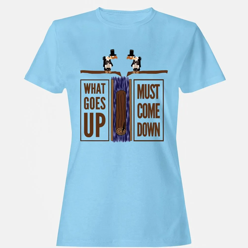 Women's T-Shirt - WM3HK6ZB - Light Blue - 8