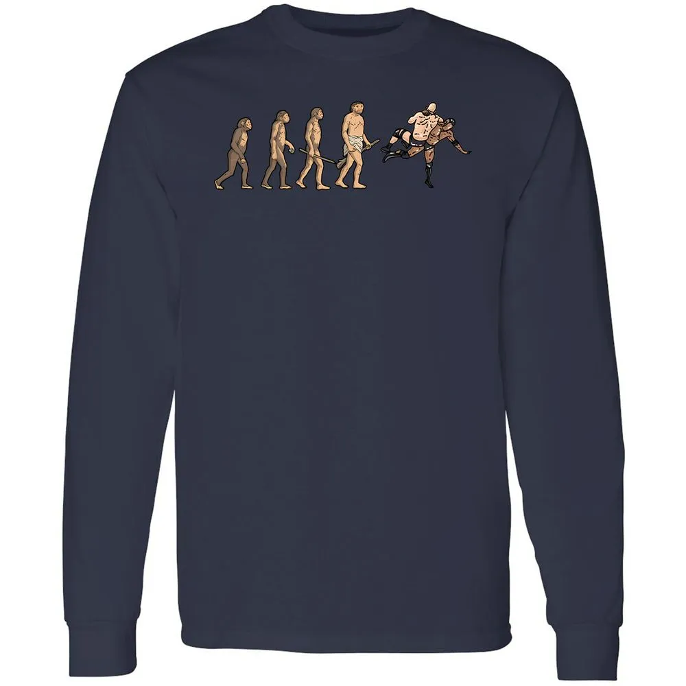 Long Sleeve T-Shirt - WLFL6J6S - Navy - 12