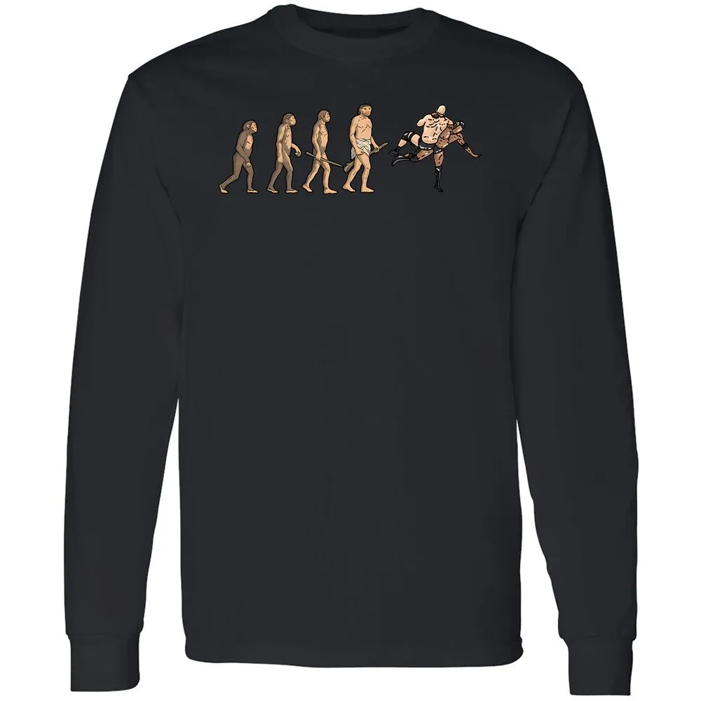 Long Sleeve T-Shirt - WLFL6J6S - Black - 16