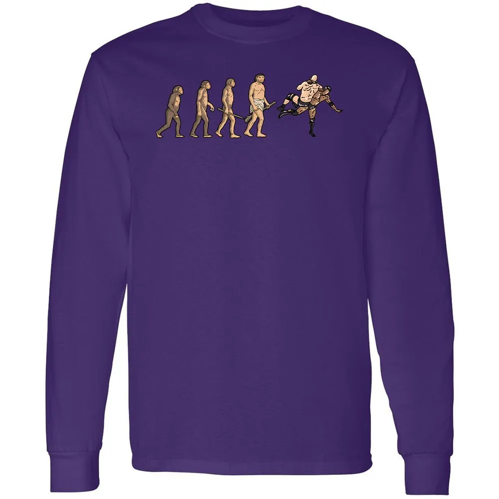 Long Sleeve T-Shirt - WLFL6J6S - Purple - 13