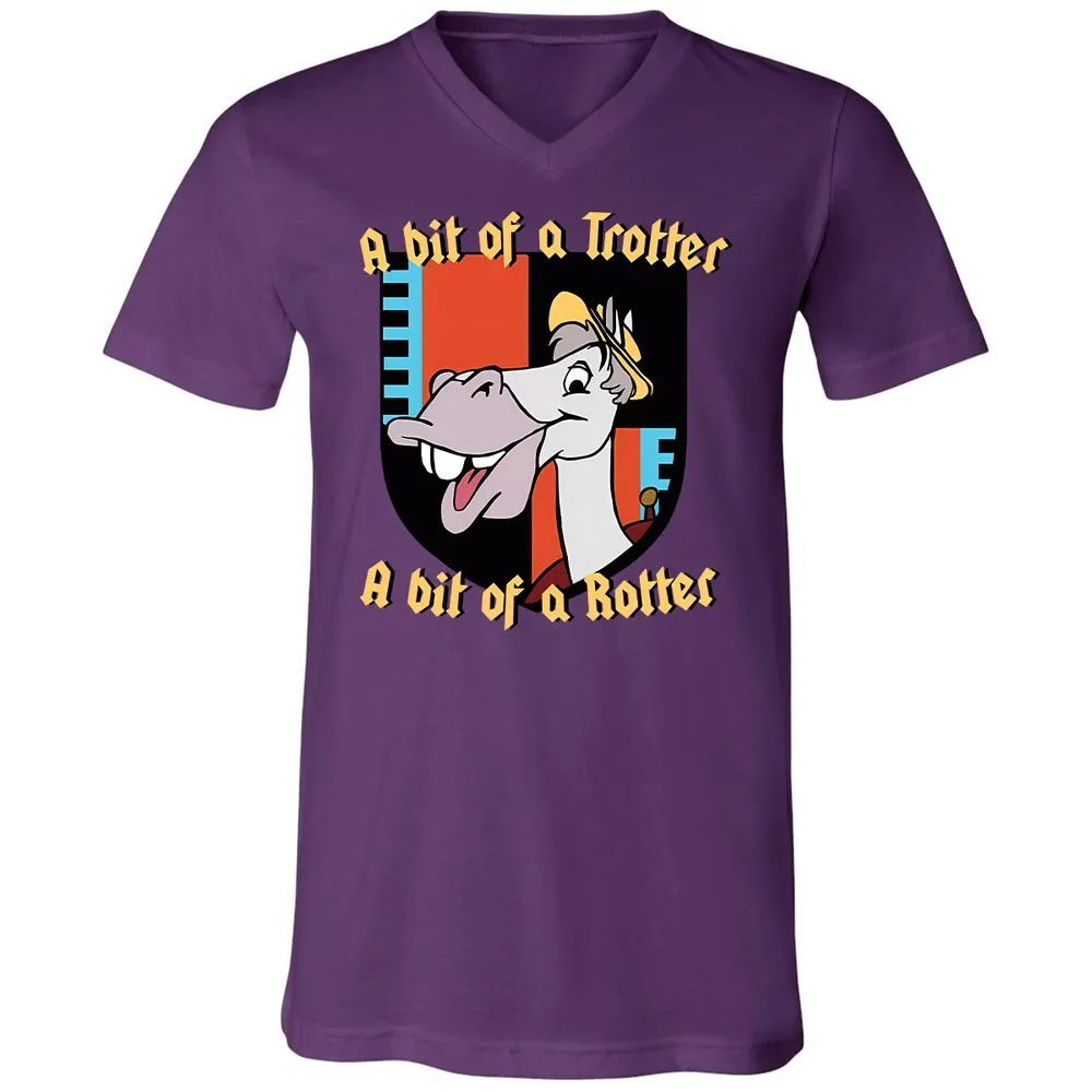 Unisex V-Neck T-Shirt - KXTFAN3J - Team Purple - 2